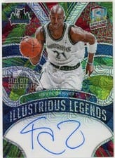 2021-22 Panini Spectra Illustrious Legends Signatures Kevin Garnett #ILS-KGA card