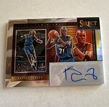 2023-24 Panini Select Select Few Signatures Kevin Garnett #SF-GAR card