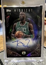 2025-26 Topps Midnight Midnight Sun Signatures Kevin Garnett #MS-KG card
