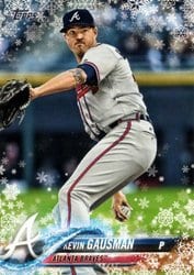 2018 Topps Holiday Base Set Kevin Gausman #HMW95 card