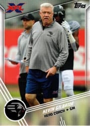 2020 Topps XFL Base Set Kevin Gilbride #110 card