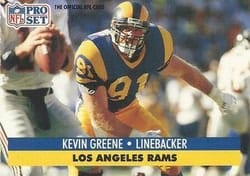 1991 Pro Set Base Set Kevin Greene #202 card