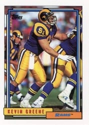 1992 Topps Base Set Kevin Greene #140 card