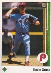 1989 Upper Deck Base Set Kevin Gross #31 card