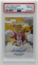 2025-26 Topps Chrome Sapphire Sky-Write Signatures Kevin Huerter #SWS-KH card