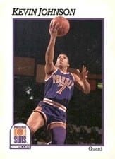 1991-92 Hoops Base Set Kevin Johnson #165 card
