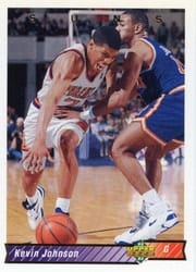 1992-93 Upper Deck Base Set Kevin Johnson #119 card