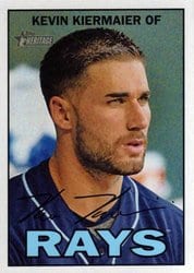 2016 Topps Heritage Base Set Kevin Kiermaier #34 card