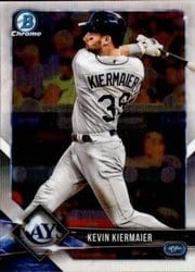 2018 Bowman Chrome Base Set Kevin Kiermaier #73 card