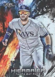 2018 Topps Fire Base Set Kevin Kiermaier #26 card