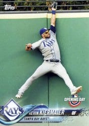 2018 Topps Opening Day Base Set Kevin Kiermaier #97 card