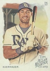 2019 Topps Allen & Ginter Base Set Kevin Kiermaier #253 card