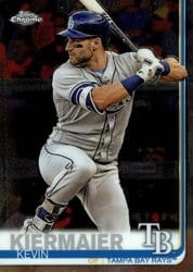 2019 Topps Chrome Base Set Kevin Kiermaier #180 card