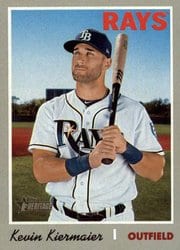 2019 Topps Heritage Base Set Kevin Kiermaier #463 card