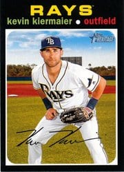 2020 Topps Heritage Base Set Kevin Kiermaier #319 card