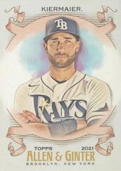 2021 Topps Allen & Ginter Base Set Kevin Kiermaier #246 card