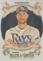 2021 Topps Allen & Ginter Chrome Base Set Kevin Kiermaier #246 card