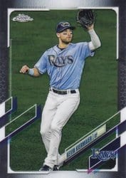2021 Topps Chrome Base Set Kevin Kiermaier #38 card