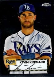 2021 Topps Chrome Platinum Anniversary Base Set Kevin Kiermaier #476 card