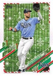 2021 Topps Holiday Base Set Kevin Kiermaier #HW202 card