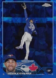 2023 Topps Chrome Update Sapphire Edition Base Set Kevin Kiermaier #USCS76 card