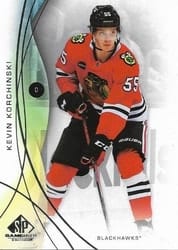 2024-25 SP Game Used Base Set Kevin Korchinski #66 card