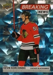 2024-25 Upper Deck Breaking News Kevin Korchinski #BN-17 card
