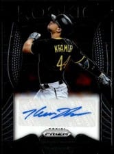2019 Panini Prizm Rookie Autographs Kevin Kramer #RA-KK card