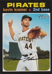 2020 Topps Heritage Base Set Kevin Kramer #670 card