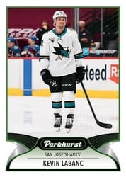 2021-22 Parkhurst Base Set Kevin Labanc #106 card