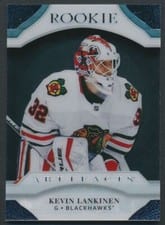 2021-22 Upper Deck Artifacts 2020-21 Update - Clear Cut Rookies Kevin Lankinen #220 card