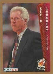1992-93 Fleer Base Set Kevin Loughery #119 card