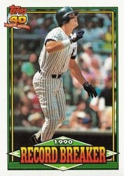 1991 Topps Base Set Kevin Maas #4 card