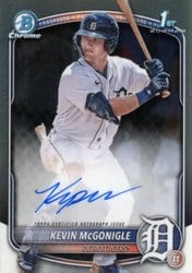 2025 Bowman Chrome Prospects Autographs Kevin McGonigle #CPA-KM card
