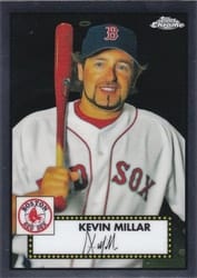 2021 Topps Chrome Platinum Anniversary Base Set Kevin Millar #598 card