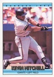 1992 Donruss Base Set Kevin Mitchell #583 card