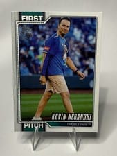 2026 Topps First Pitch Autographs Kevin Negandhi #FP-4 card