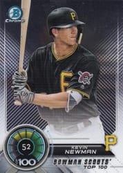 2018 Bowman Scouts Top 100 Kevin Newman #BTP-52 card