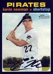 2020 Topps Heritage Base Set Kevin Newman #139 card