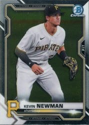 2021 Bowman Chrome Base Set Kevin Newman #65 card