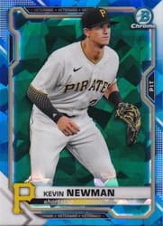 2021 Bowman Chrome Sapphire Edition Base Set Kevin Newman #65 card