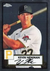 2021 Topps Chrome Platinum Anniversary Base Set Kevin Newman #307 card