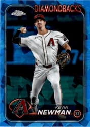2024 Topps Chrome Update Sapphire Edition Base Set Kevin Newman #USCS204 card