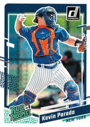 2023 Donruss Base Set Kevin Parada #62 card