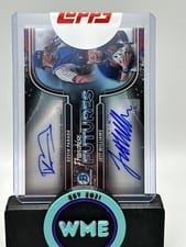 2022 Bowman Draft Franchise Futures Dual Autographs Kevin Parada / Jett Williams #FFDA-PW card