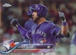 2018 Topps Chrome Base Set Kevin Pillar #11 card