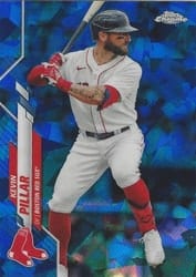 2020 Topps Chrome Update Sapphire Edition Base Set Kevin Pillar #U-271 card