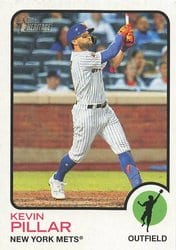 2022 Topps Heritage Base Set Kevin Pillar #18 card