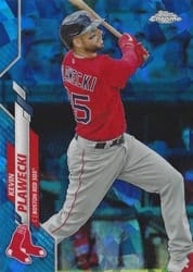 2020 Topps Chrome Update Sapphire Edition Base Set Kevin Plawecki #U-39 card
