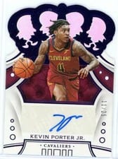 2019 Panini Crown Royale Rookie Autographs Kevin Porter Jr. #CR-KPJ card